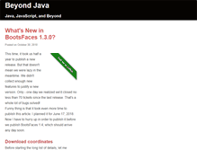 Tablet Screenshot of beyondjava.net